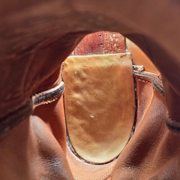 Lucchese San Antonio Exotic Mens 10D Black Cherry Ostrich Cowboy Western Boots - Picture 6 of 14